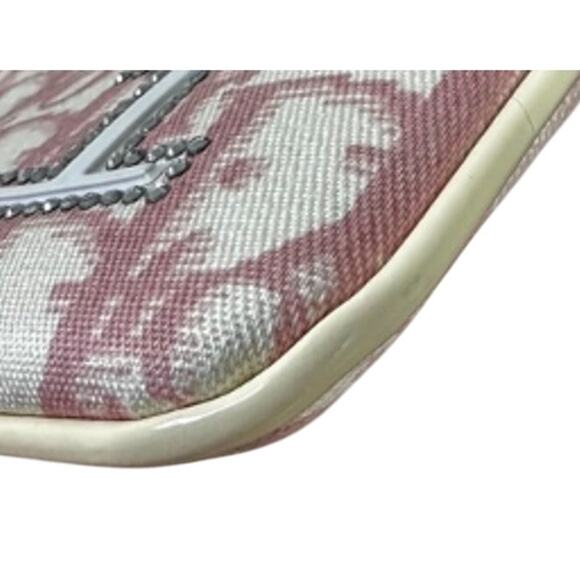 Christian Dior Pink Trotter Logo "1" Vintage Crossbody Pouch (CDXX200) - Picture 5 of 10